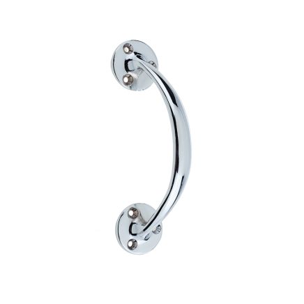 Jedo Bow Shape Pull Handles 152mm Polished Chrome - By Frelan Hardware - JV96PC