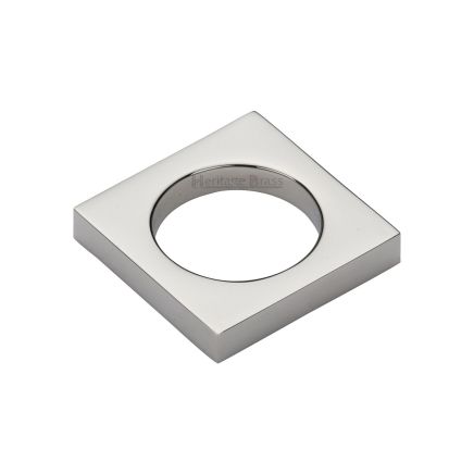 Heritage Brass Cabinet Knob Mystic Design 40mm Polished Nickel finish