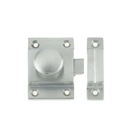 Jedo Cabinet Catch 56x36mm Satin Chrome - By Frelan Hardware - JV360SC