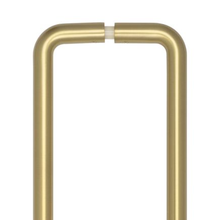 CRES 425mm Back to Back Satin Brass D Shape Pull Handle - By Frelan Hardware - CRES3002SBB2B