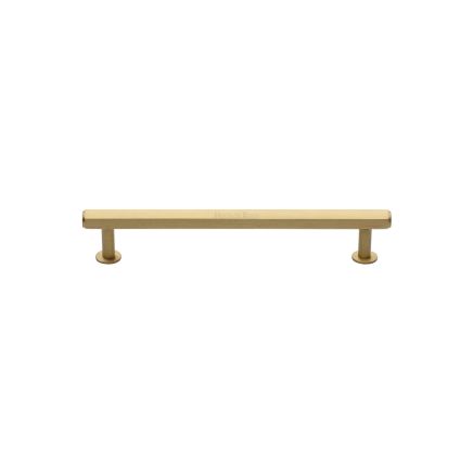 Heritage Brass Cabinet Pull Hexagon Design with 16mm Rose 96mm CTC Satin Brass finish