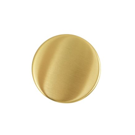 Zoo Hardware Blank Escutcheon - 52mm Rose - Grade 201 - PVD Satin Brass