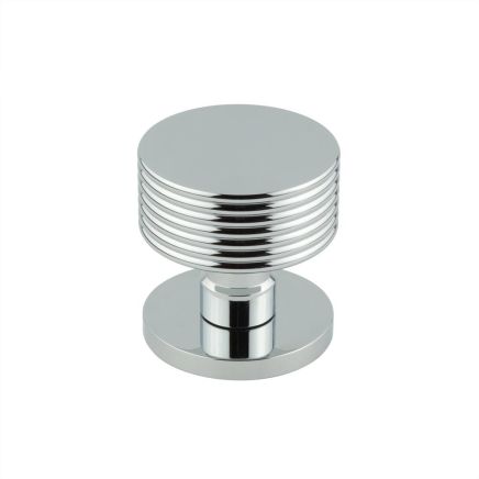 Ribbon Polished Chrome Mortice Knob - By Frelan Hardware - JV802PC