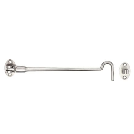 Zoo Hardware Cabin Hook - 200mm - Satin Stainless