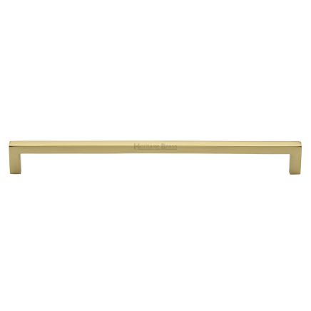 Heritage Brass Cabinet Pull City Design 256mm CTC Polished Brass Finish