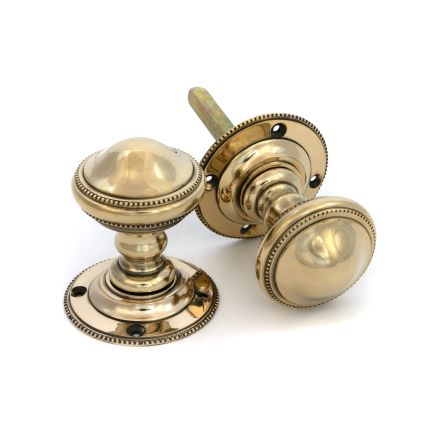 Aged Brass Brockworth Mortice Knob Set
