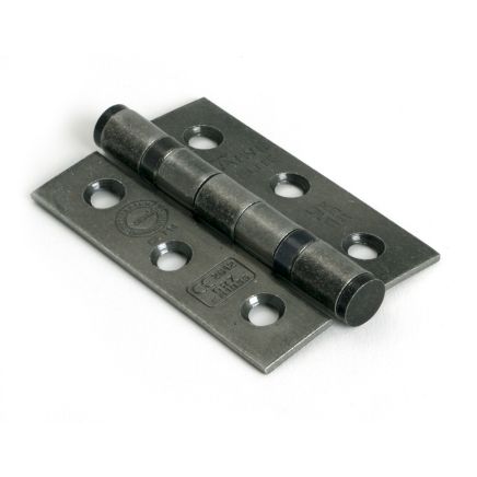Pewter 3" Ball Bearing Butt Hinge (Pair) ss
