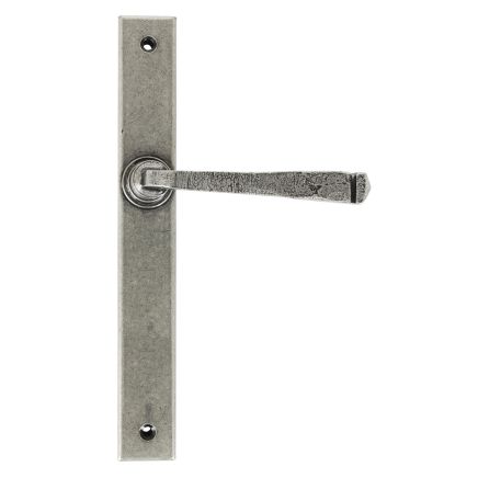 Pewter Avon Slimline Lever Latch Set