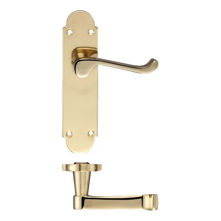 Zoo Hardware Oxford Lever Latch Furniture - Brass