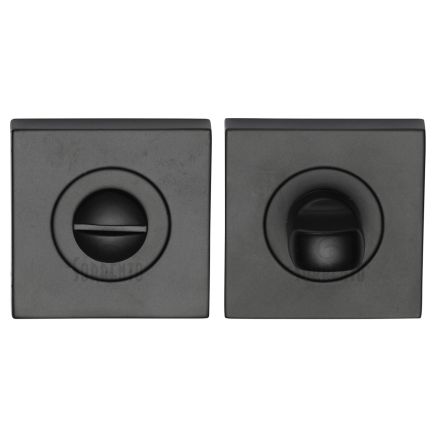 Sorrento Square Thumbturn & Emergency Release Matt Black Finish