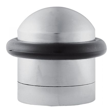 Floor Mounted Door Stop - Satin Chrome