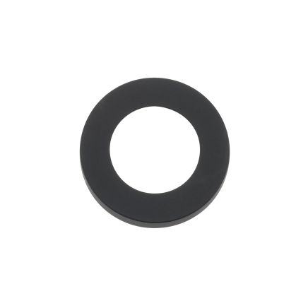 Zoo Hardware Spare Round Rose (1 pair) - Black