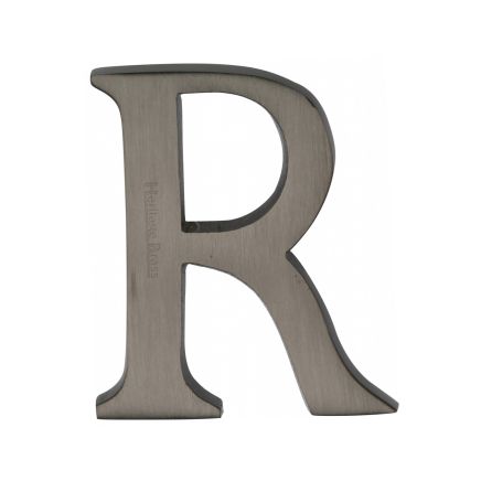 Heritage Brass Alphabet R Pin Fix 51mm (2") Matt Bronze Finish