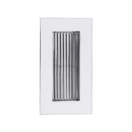 Reeded Rectangular Flush Pull 105 x 58mm Polished Chrome finish