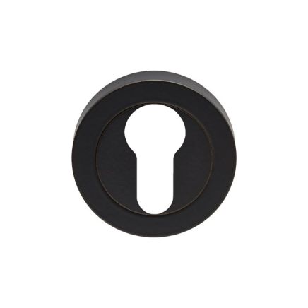 Euro Escutcheon - Matt Black