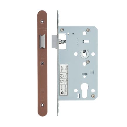 Zoo Hardware 2 Piece - DIN latch - backset 60mm - radius - Bronze