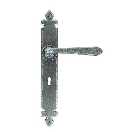 Pewter Cromwell Lever Lock Set