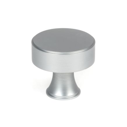 Satin Chrome Scully Cabinet Knob - 38mm