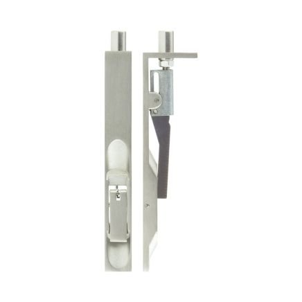 Stainless Steel Lever Action Flushbolts Square Forend 150x20mm Satin Stainless Steel - By Frelan Hardware - JSS50