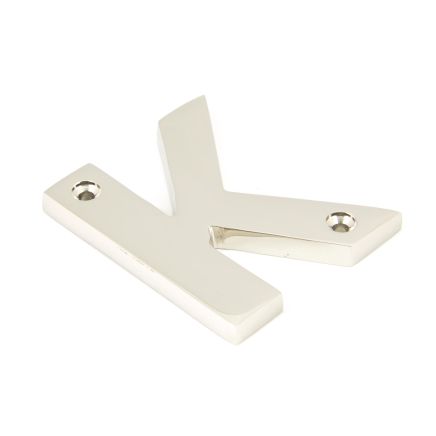 Polished Nickel Letter K