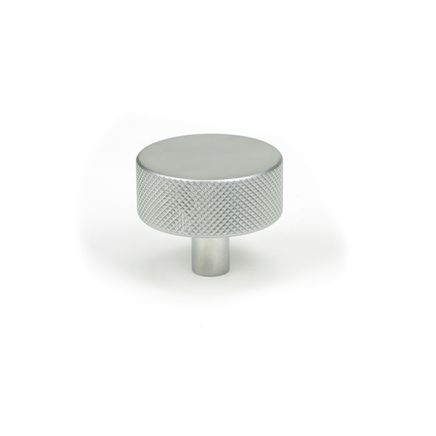 Satin Chrome Brompton Cabinet Knob - 38mm (No rose)