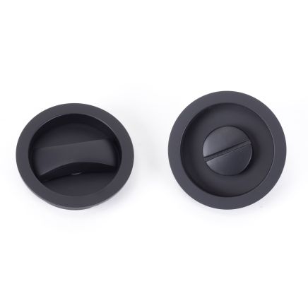 Black Sliding/Pocket Door Locking Kit