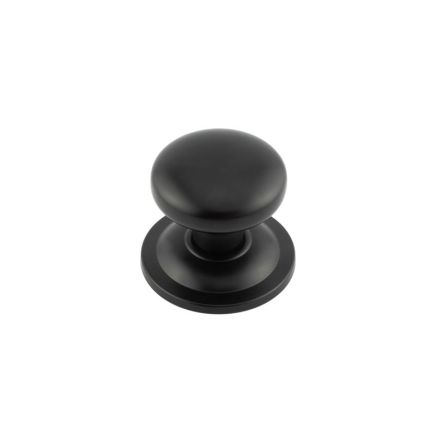 Stainless Steel Centre Door Knobs Matt Black - By Frelan Hardware - JMB3580