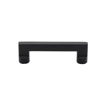 Heritage Brass Cabinet Pull Apollo Design 96mm CTC Matt Black Finish