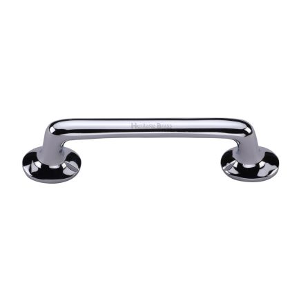 Heritage Brass Cabinet Pull Traditional Design 203mm CTC Polished Chrome Finish