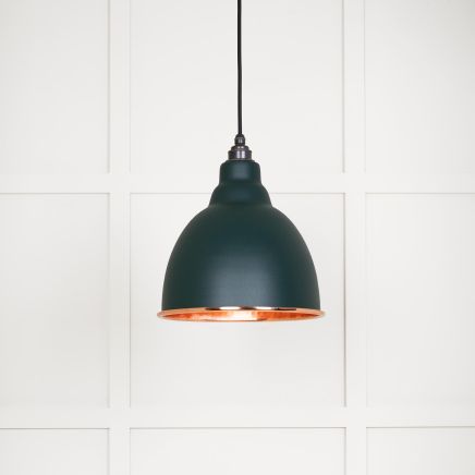 Hammered Copper Brindley Pendant in Dingle