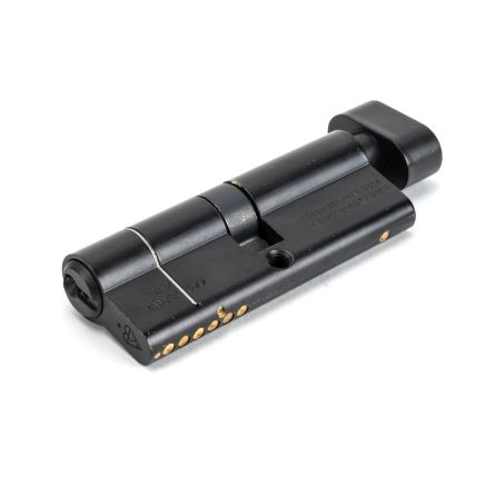 Black 40/40 6pin Euro Cylinder/Thumbturn KA