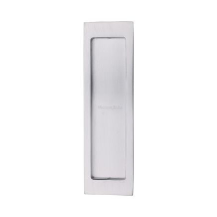 Flush Pull 197mm Satin Chrome finish
