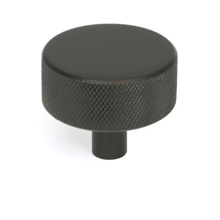 Aged Bronze Brompton Cabinet Knob - 38mm (No rose)