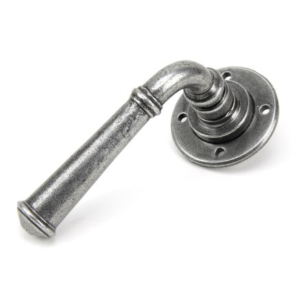 Pewter Regency Lever on Rose Set - Unsprung