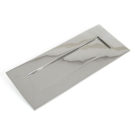 Polished Chrome Small Letter Plate
