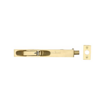 Heritage Brass Door Bolt Flush Fitting 6" x .3/4" Satin Brass finish