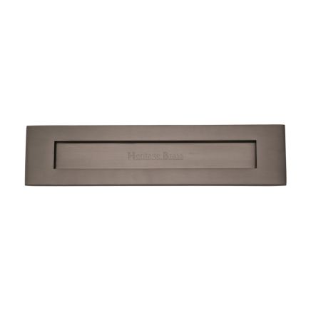 Heritage Brass Letterplate 13" x 3" Matt Bronze finish