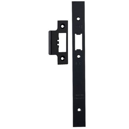 Din Latch Forend & Strike Pack - Matt Black