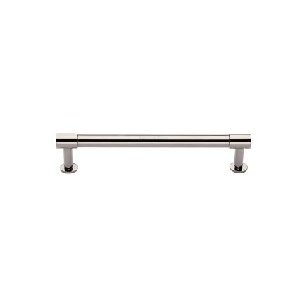Heritage Brass Cabinet Pull Phoenix Design with 16mm Rose 96mm CTC Polished Nickel finish
