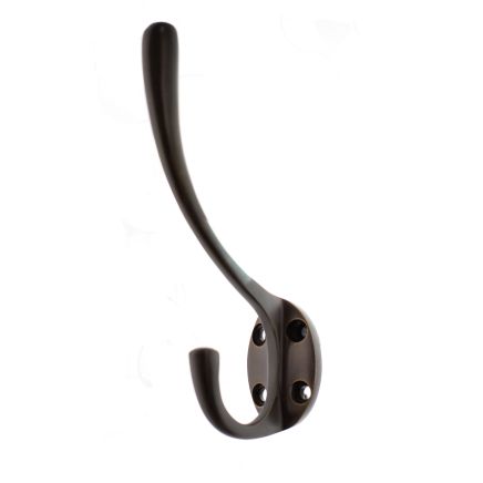 Atlantic Traditional Hat & Coat Hook - Urban Bronze