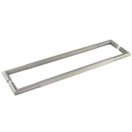 Three One Six Linear Pull Handles 600x25mm Back to Back Gun Metal - By Frelan Hardware - JGM15