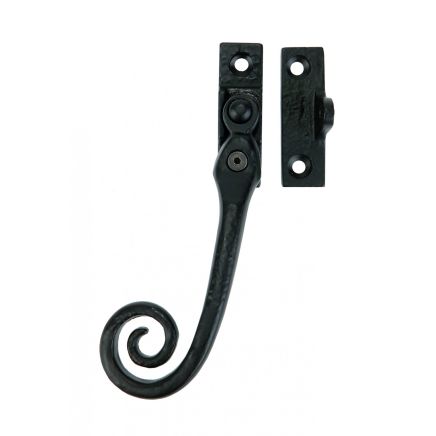 Locking Casement Fastener L/H - Black Antique