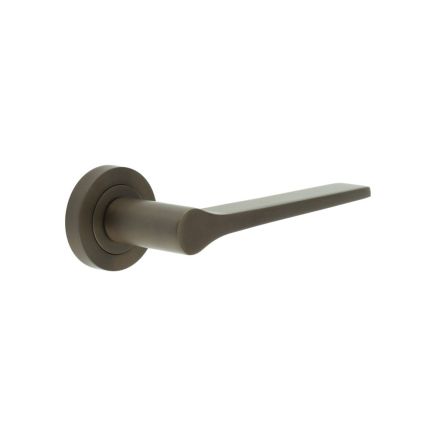 Gio Door Handle in Dark Bronze - By Frelan Hardware - JV851DB
