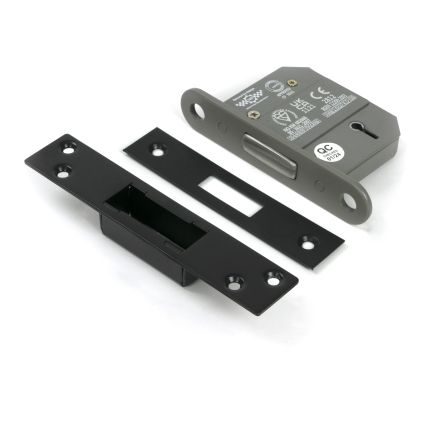 Black 2½" 5 Lever BS Dead Lock