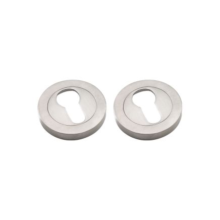 Euro Profile Escutcheon Satin Nickel