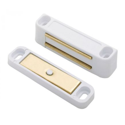 Deluxe Nylon Magnetic Catch - Nylon White