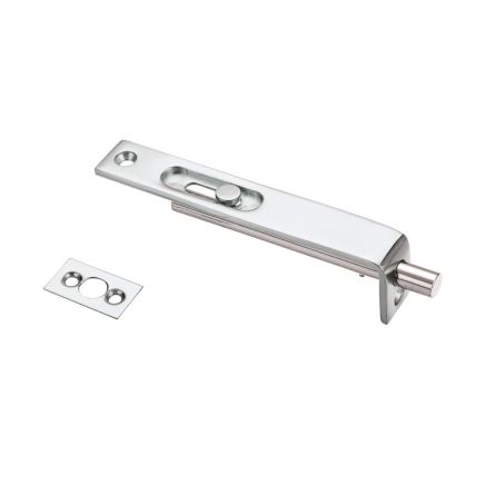 Zoo Hardware Sunk Slide Flush Bolt 17 x 100mm - Polished Chrome