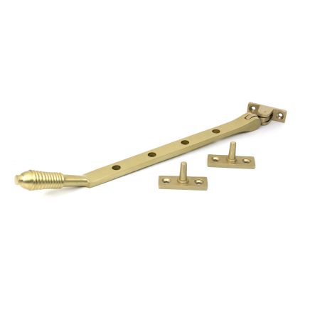 Satin Brass 10" Reeded Stay