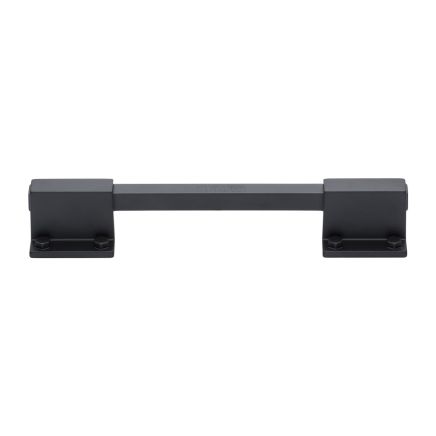 Railway Kitchen Cabinet Pull Handle Black Matt Finish