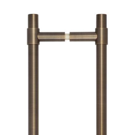 CRES 425mm Back to Back Antique Brass T-Bar Pull Handle - By Frelan Hardware - CRES3001ABB2B